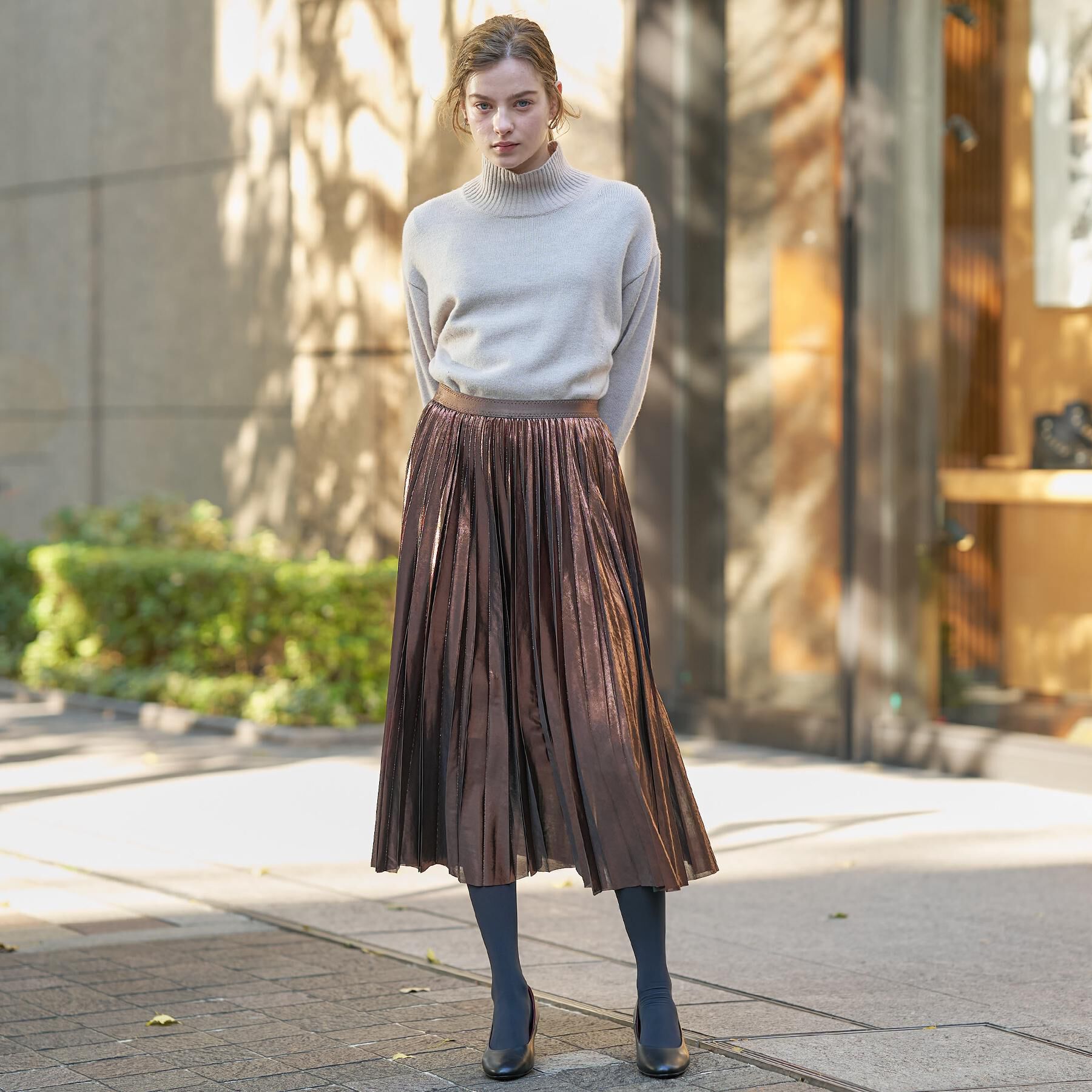 DRESSTERIOR「ミドルゲージハイネックプルオーバー」|ニット・セーター|