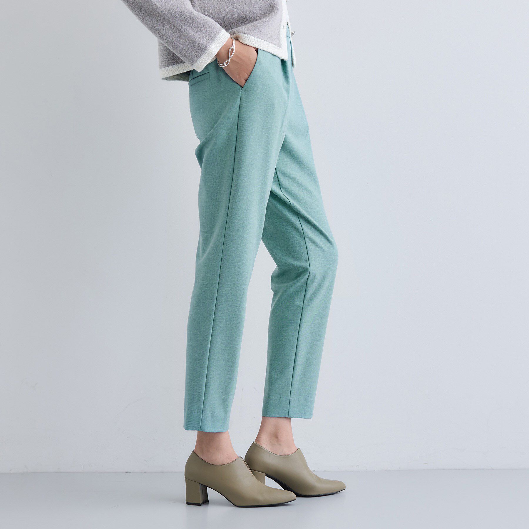 INDIVI「【洗える／裏起毛】ストレッチウォームパンツ」|その他|