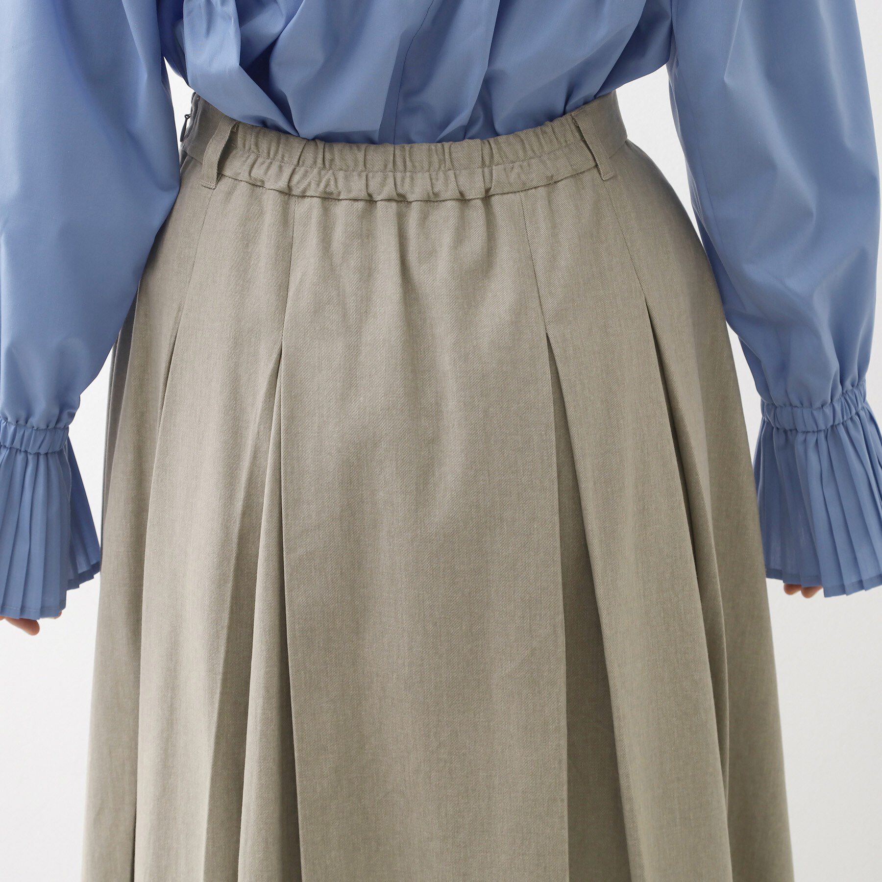 THE SHOP TK「フラップタックスカート【洗える】」|スカート|