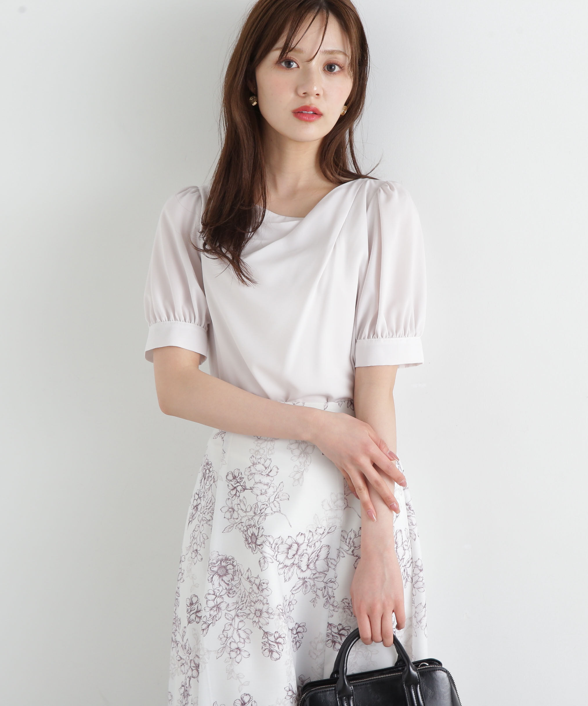 PROPORTION BODY DRESSING「デコルテニュアンスパフブラウス」|シャツ・ブラウス|アイボリー2