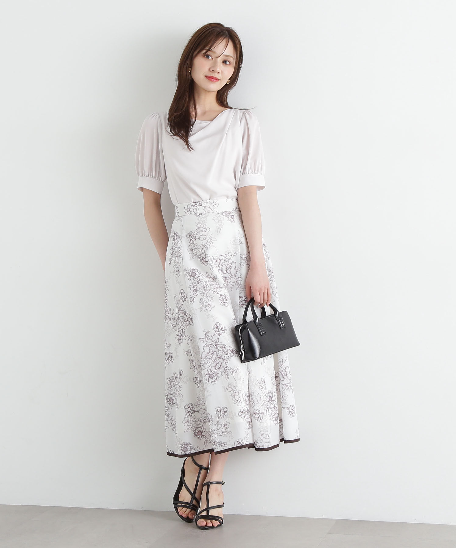 PROPORTION BODY DRESSING「デコルテニュアンスパフブラウス」|シャツ・ブラウス|