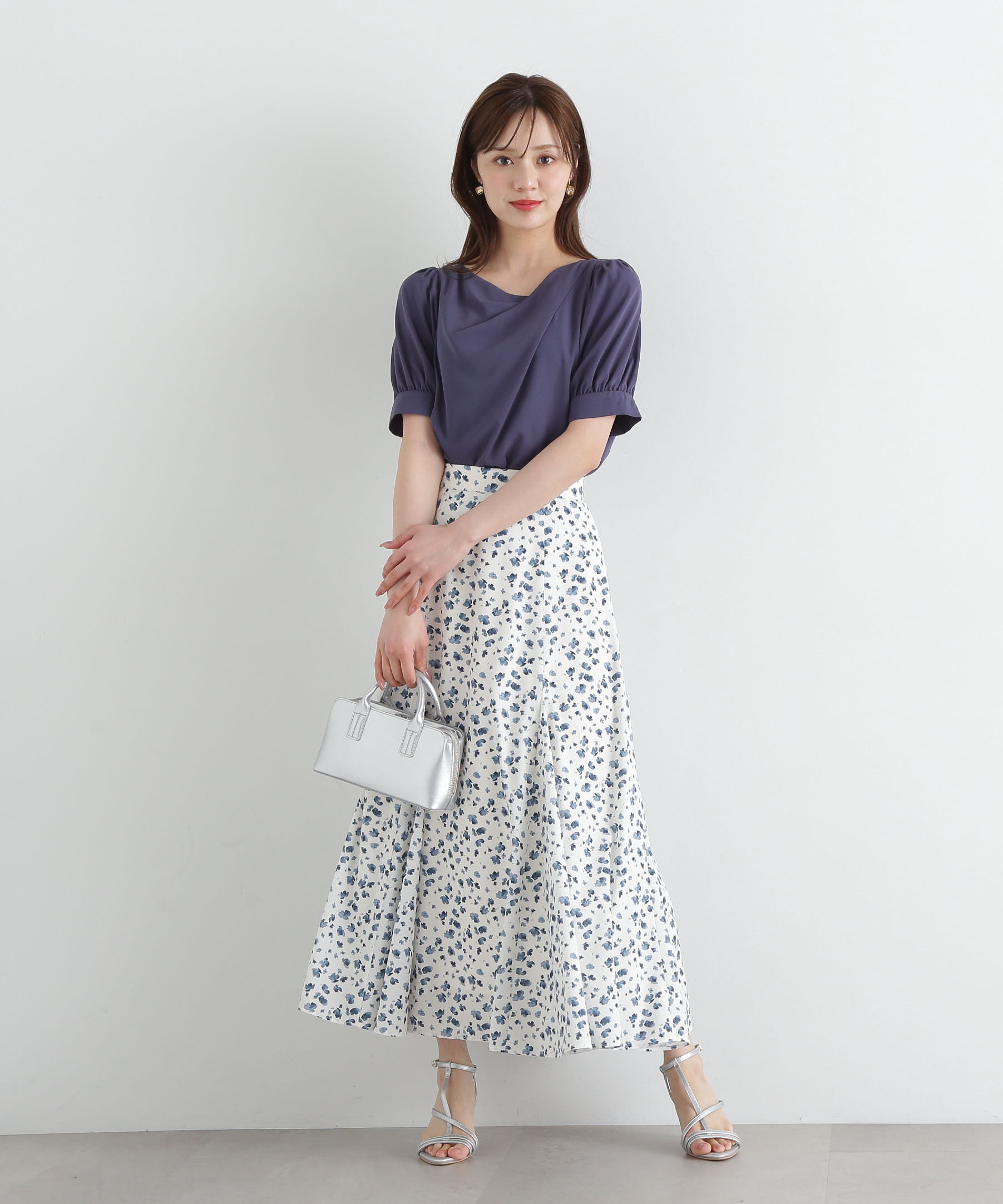 PROPORTION BODY DRESSING「デコルテニュアンスパフブラウス」|シャツ・ブラウス|