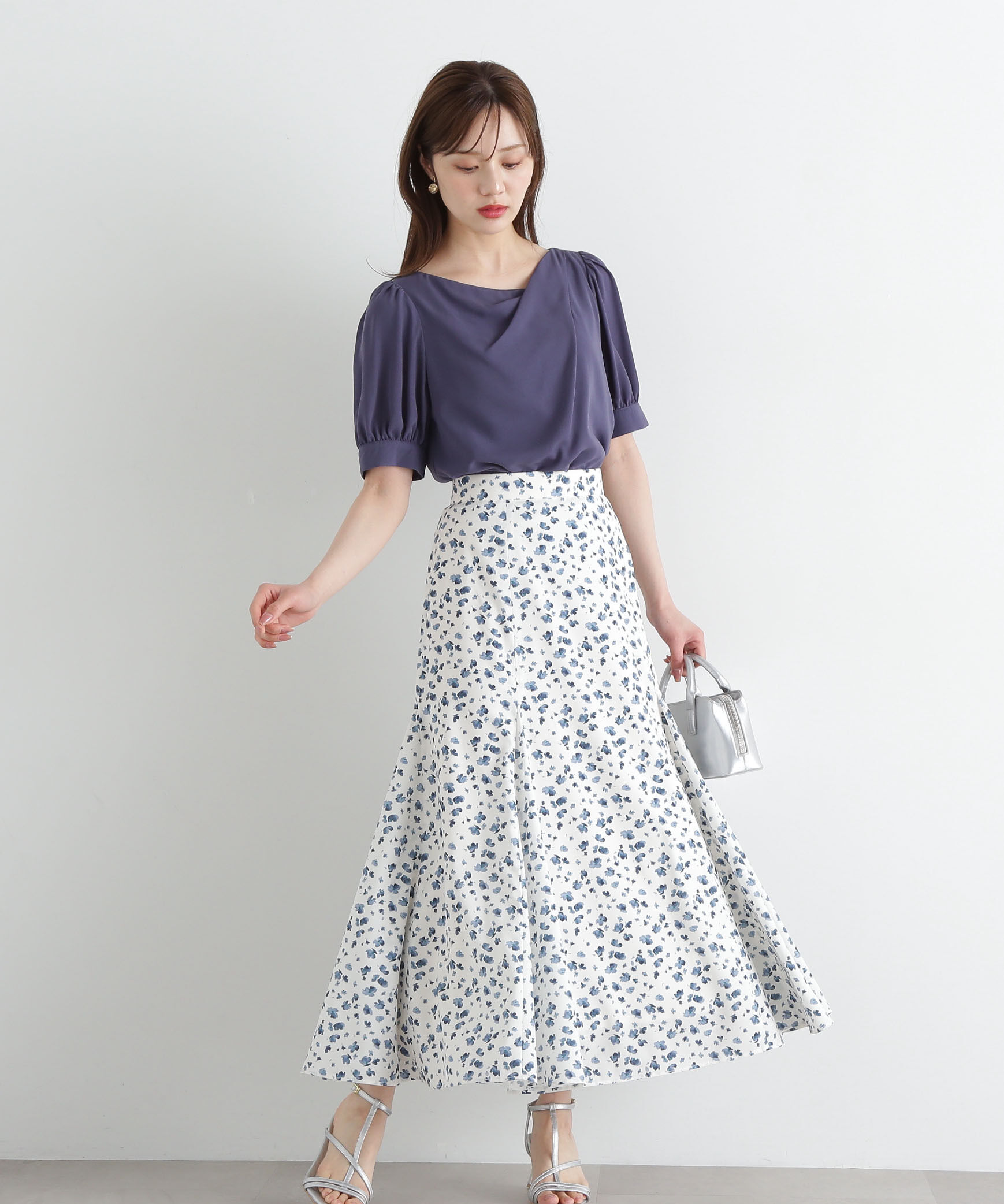 PROPORTION BODY DRESSING「デコルテニュアンスパフブラウス」|シャツ・ブラウス|