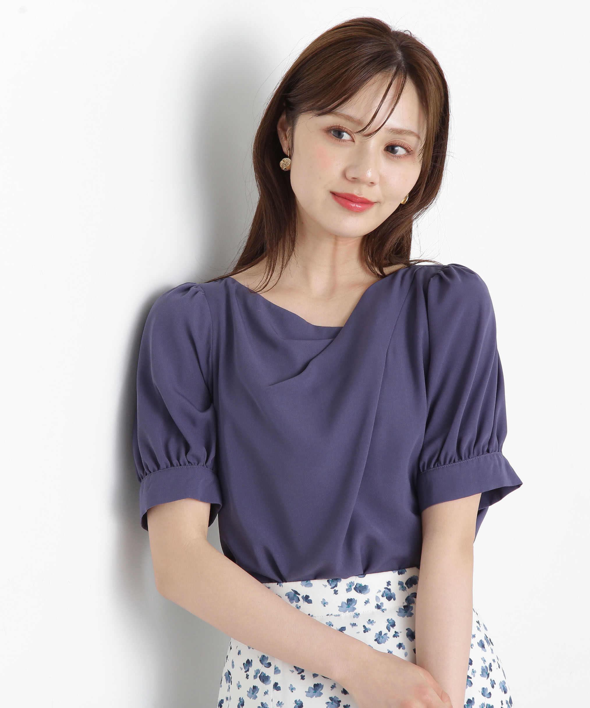 PROPORTION BODY DRESSING「デコルテニュアンスパフブラウス」|シャツ・ブラウス|