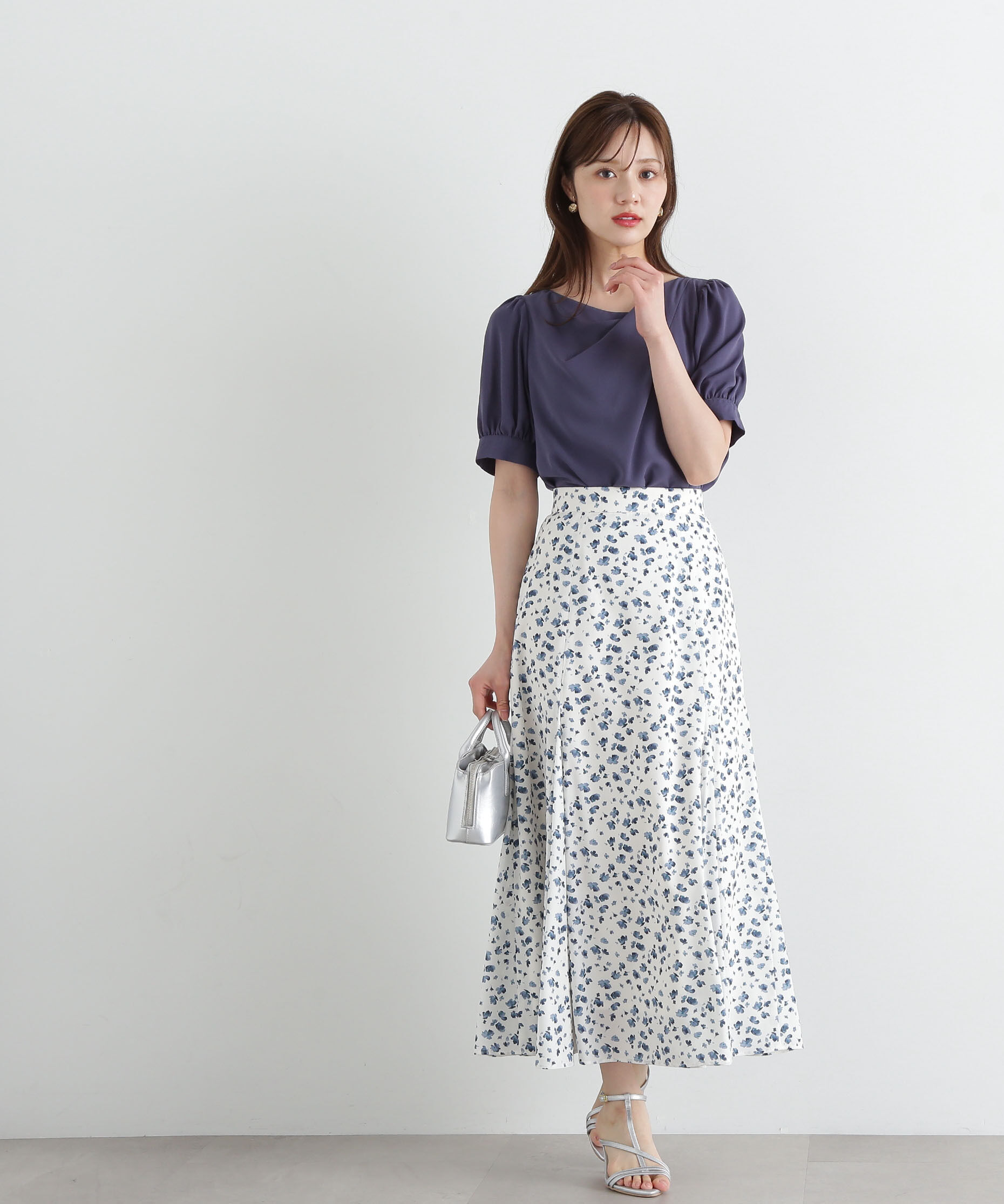 PROPORTION BODY DRESSING「デコルテニュアンスパフブラウス」|シャツ・ブラウス|