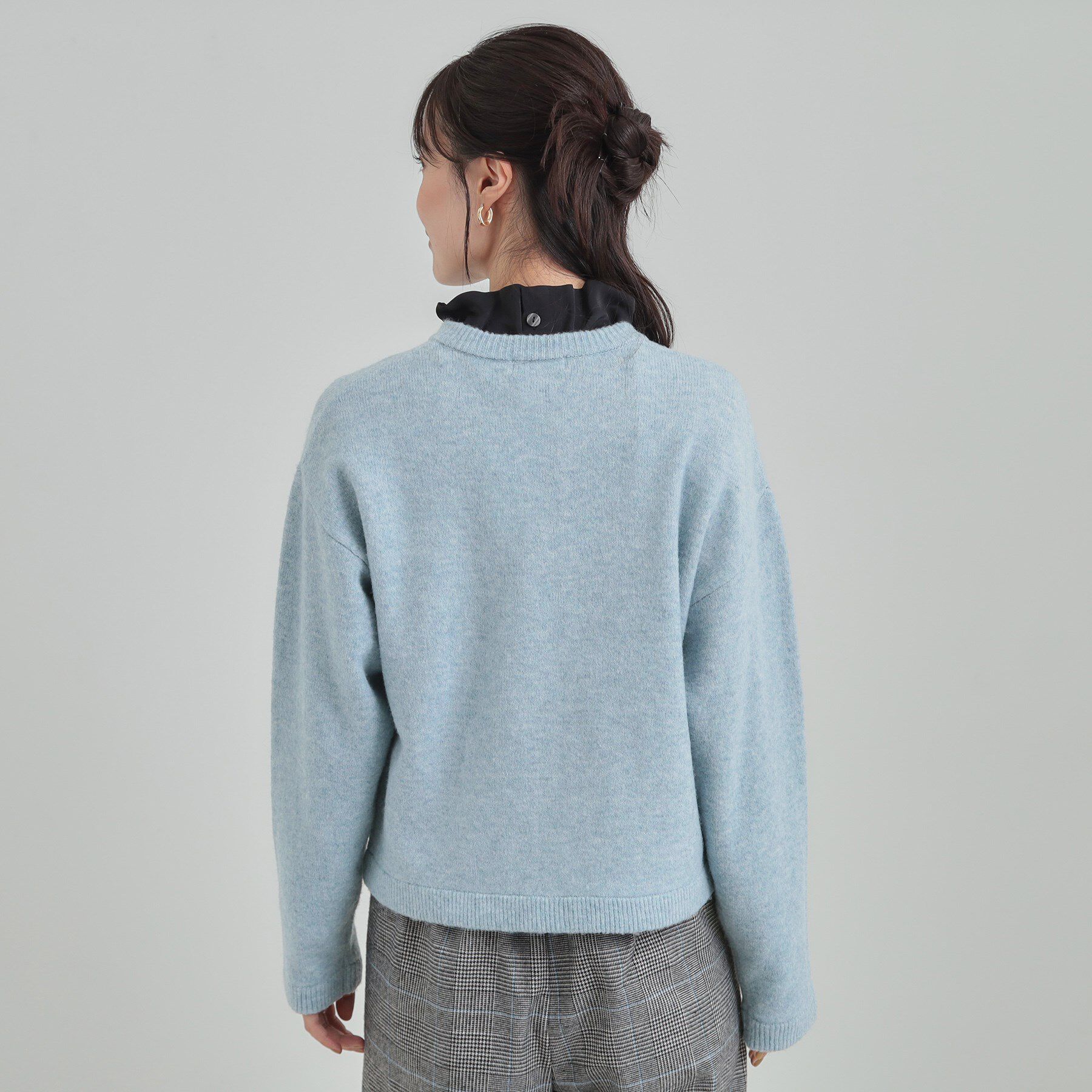 SHOO･LA･RUE「【洗濯機可/S-LL】きちんと感が魅力 ジャケットライクカーディガン」|カーディガン|