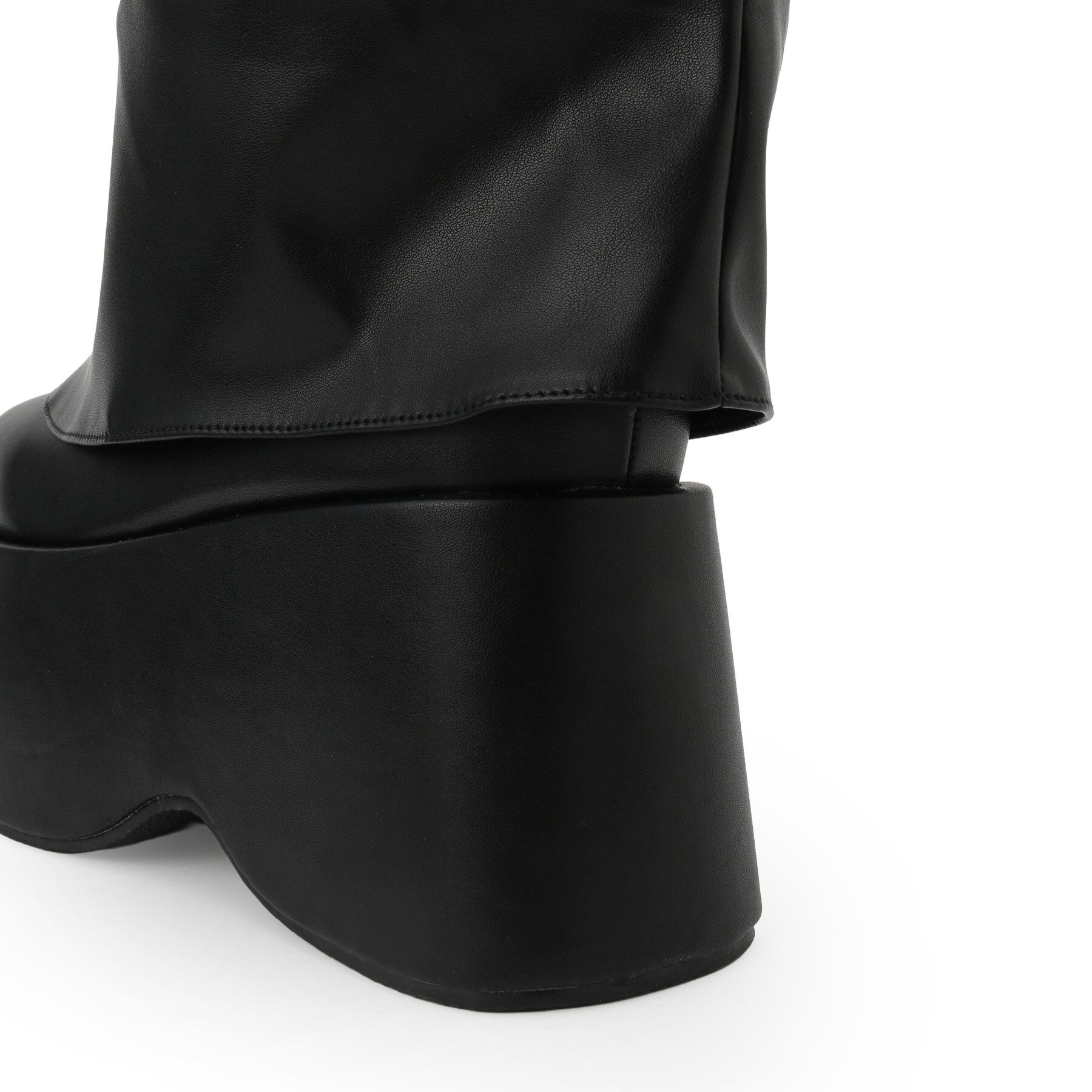 csT&P「厚底ブーツカバーロングブーツ」|ショートブーツ|