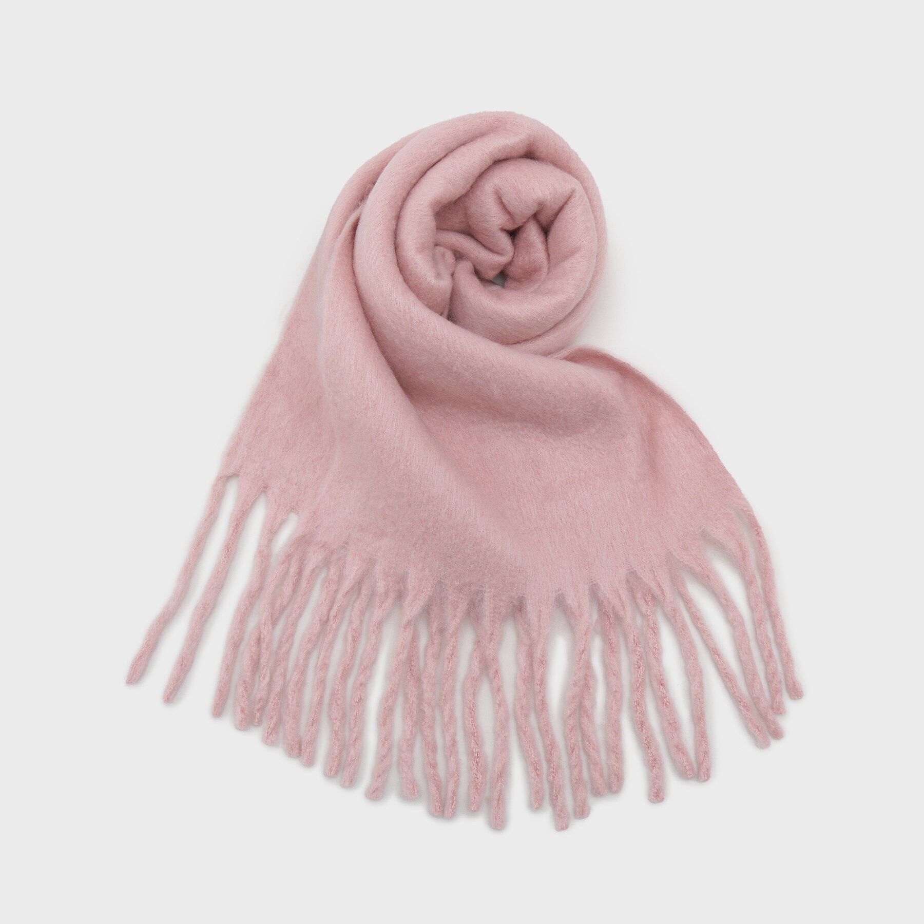 Ober Tashe「厚手起毛無地ストール」|ストール|ピンク(372)
