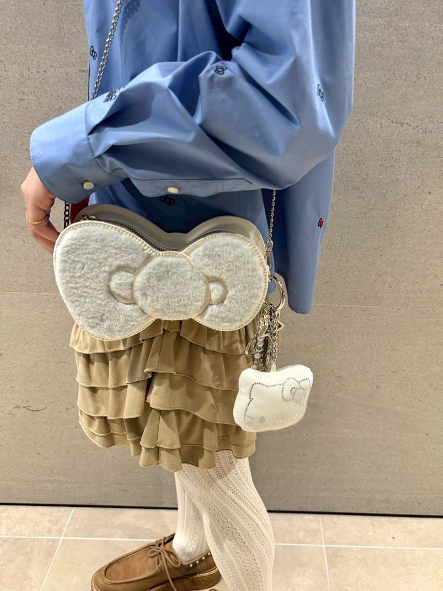 FURFUR「HELLO KITTYクリスタルチャーム」|キーケース|