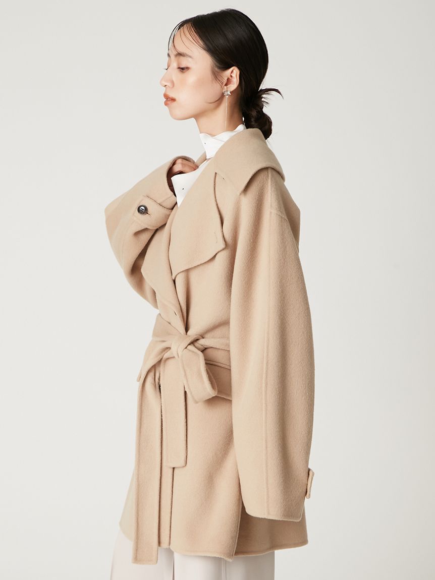 ウールリバーミドルAラインコート（FRAY I.D）｜ルミネのファッション