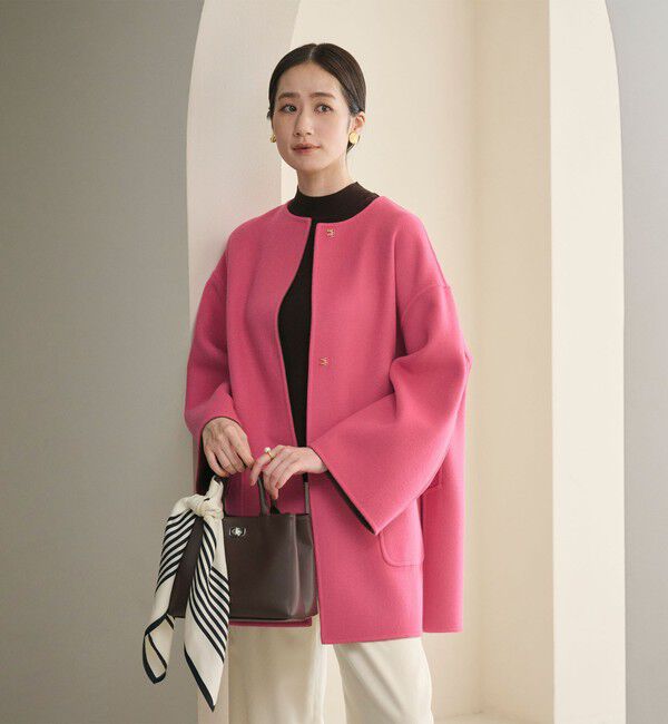 UNITED ARROWS バイカラー リバー ミドルコート UNITED ARROWS（ユナイテッドアローズ）の「バイカラー リバー ミドル