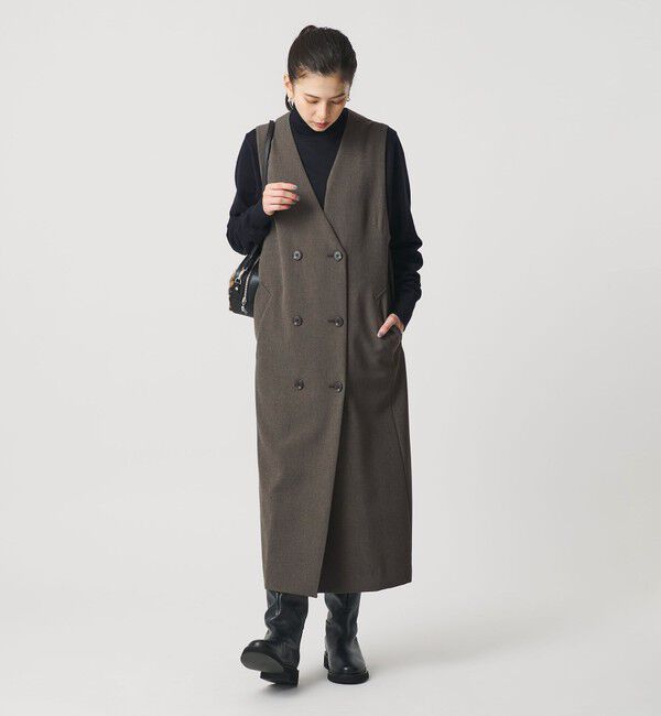 BEAUTY&YOUTH UNITED ARROWS「ポリエステルブレンド ジレ&ジャンパースカート 2WAY」|ワンピース|