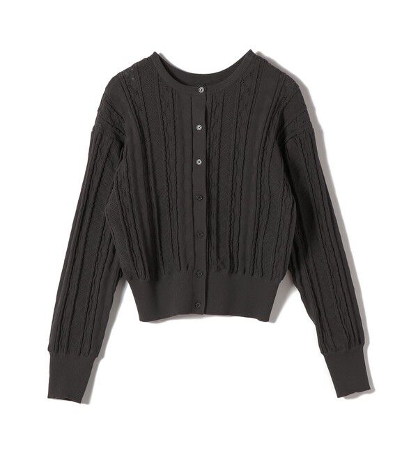 SHIPS for women「《予約》【WEB限定】〈手洗い可能〉レース 編み 2WAY カーディガン」|カーディガン|