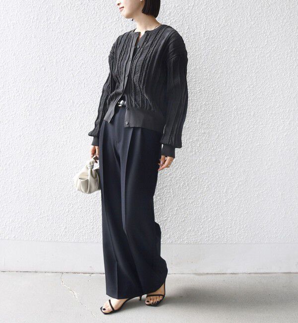 SHIPS for women「《予約》【WEB限定】〈手洗い可能〉レース 編み 2WAY カーディガン」|カーディガン|