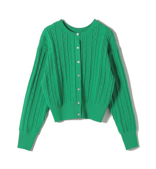 SHIPS for women「《予約》【WEB限定】〈手洗い可能〉レース 編み 2WAY カーディガン」|カーディガン|