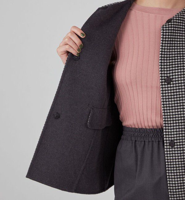 【超美品】ラウンジドレス ダブルフェイス ウールリバーコート 2025年最新】Loungedress レディース ロングコートの人気アイテム