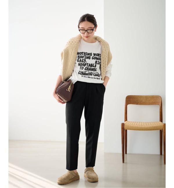 FRAMeWORK「≪追加≫T/R両面起毛パンツ 4」|スラックス|