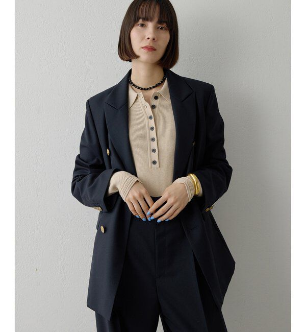  「ニットポロボディスーツ」|ニット・セーター|