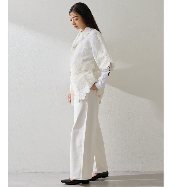  「オーガンジーレースシャツ」|シャツ・ブラウス|