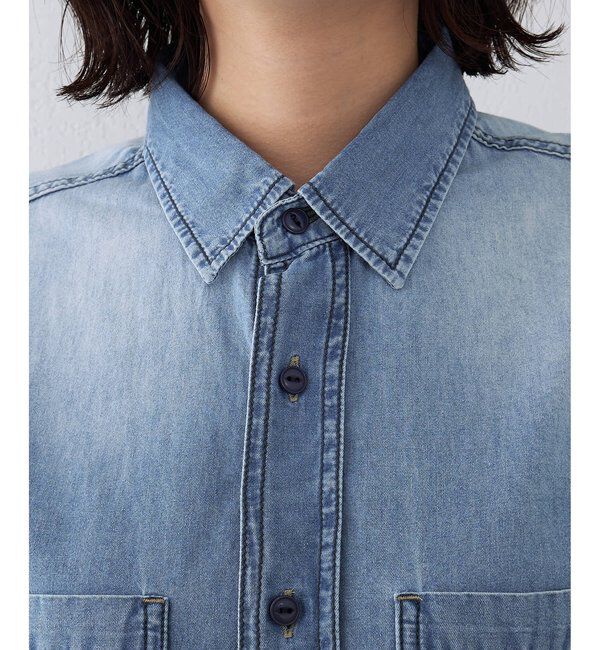  「ライトオンスデニムシャツ」|シャツ・ブラウス|