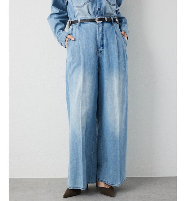  「ライトオンスデニムパンツ」|デニム|