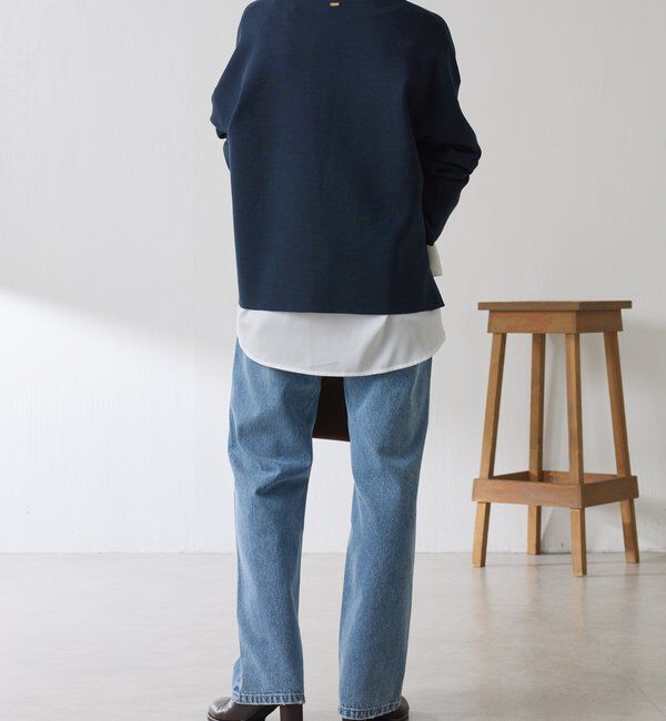  「Vネックバスクニット」|ニット・セーター|