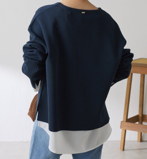  「Vネックバスクニット」|ニット・セーター|