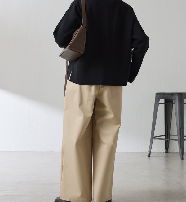  「Vネックバスクニット」|ニット・セーター|