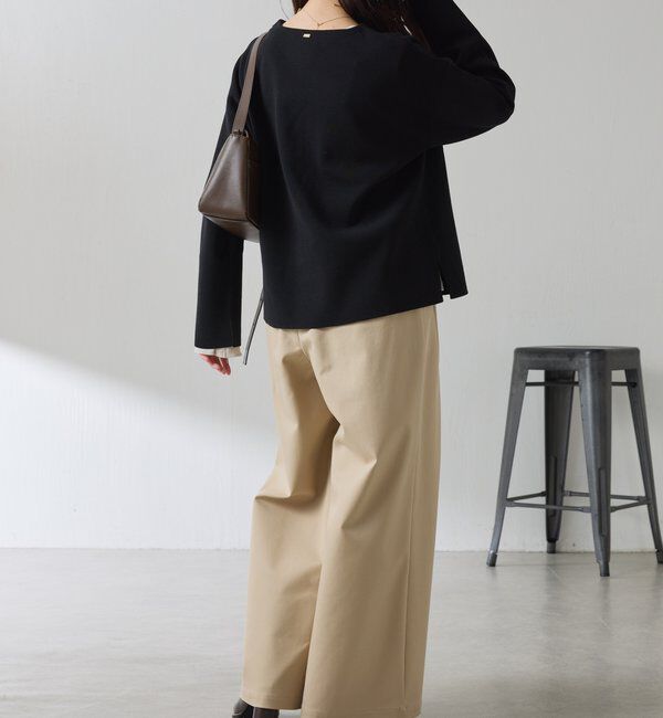  「Vネックバスクニット」|ニット・セーター|