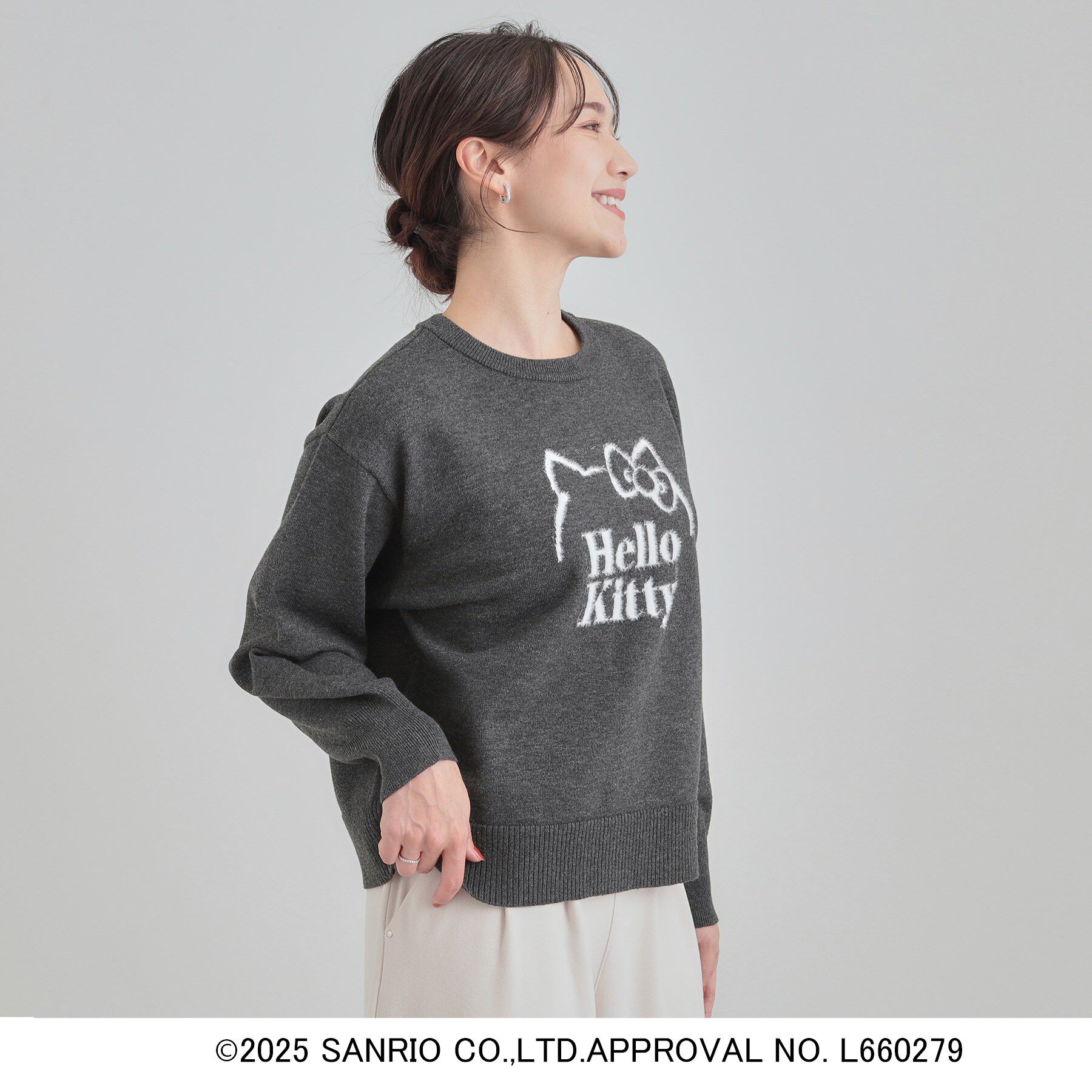 SHOO･LA･RUE「【HELLO KITTY コラボ】スウェットライクニット」|ニット・セーター|