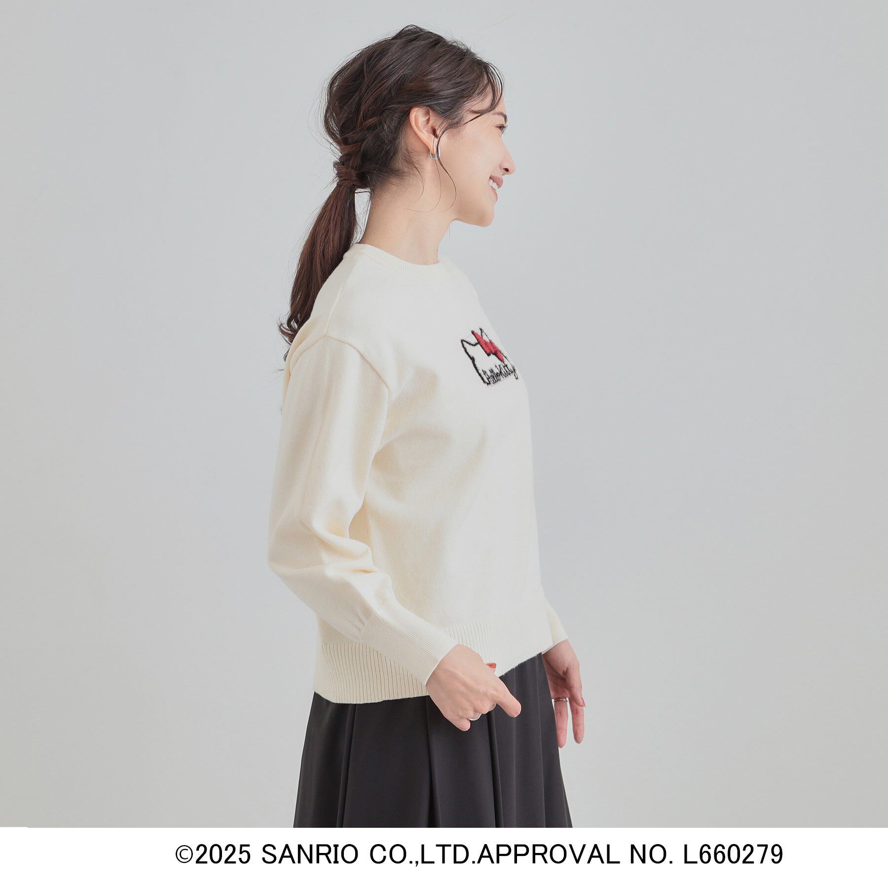 SHOO･LA･RUE「【HELLO KITTY コラボ】スウェットライクニット」|ニット・セーター|