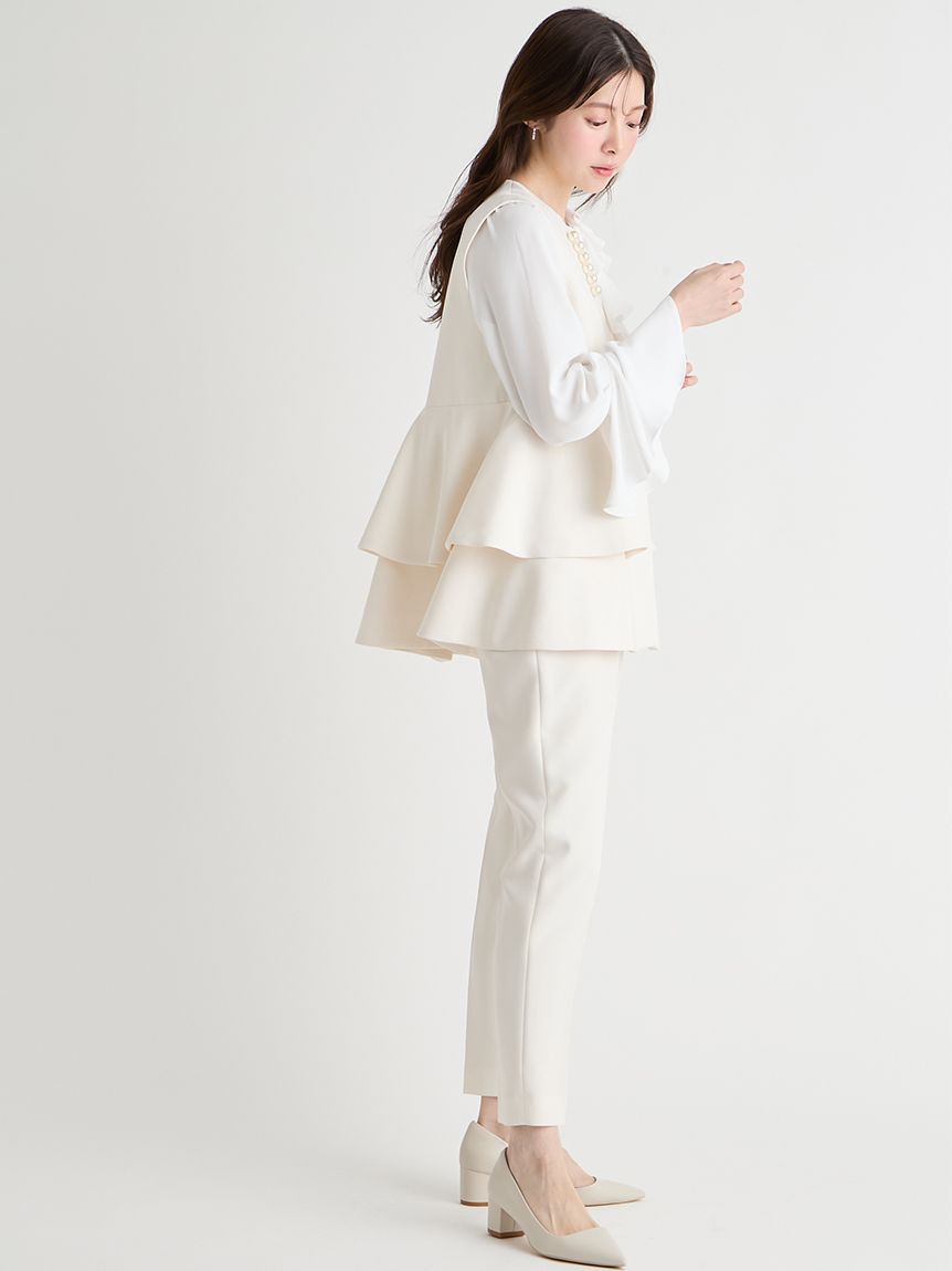 CELFORD「【洗える】テーパードパンツ」|チノ|