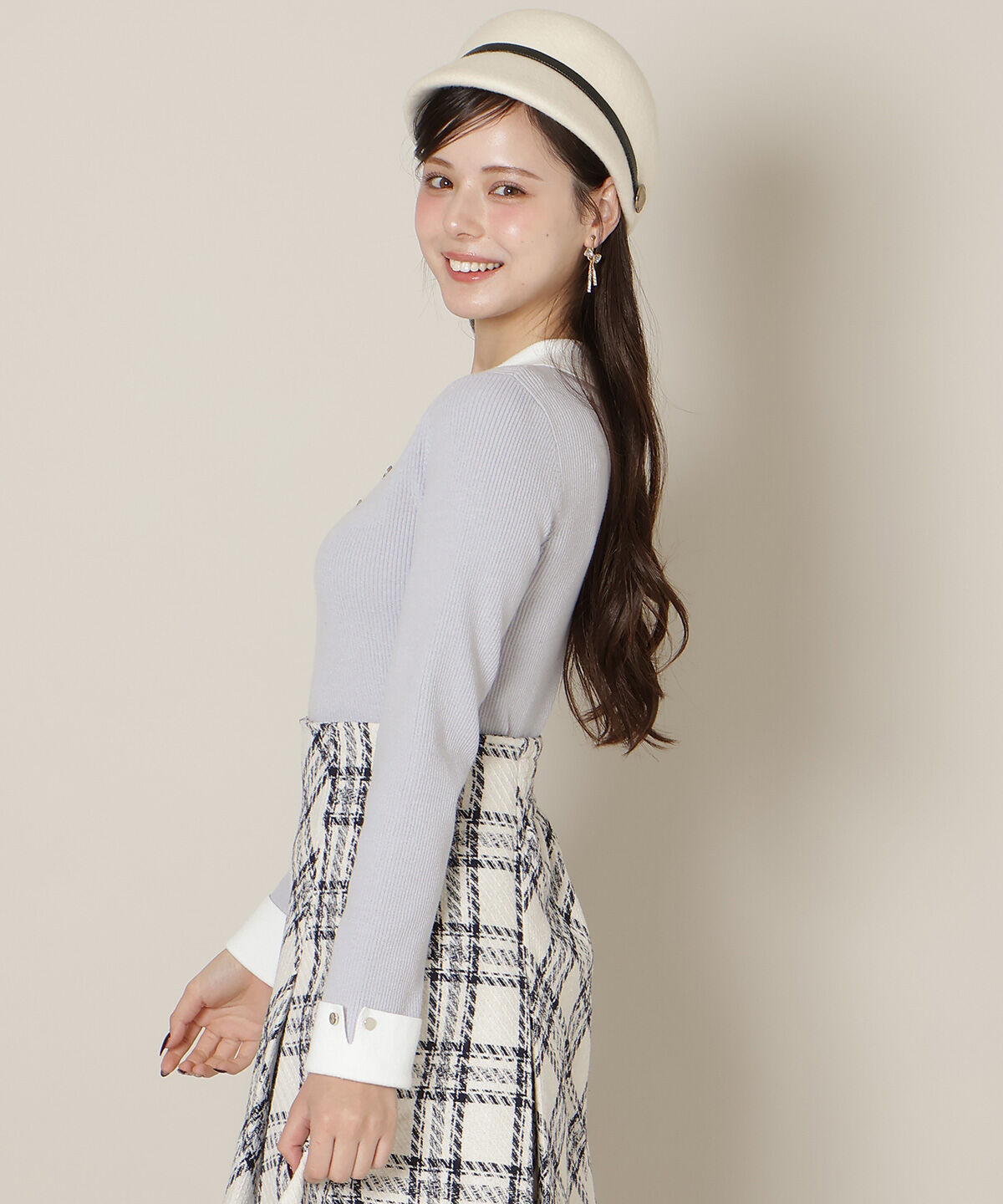 WILLSELECTION「ポロカラーリブニット」|ニット・セーター|