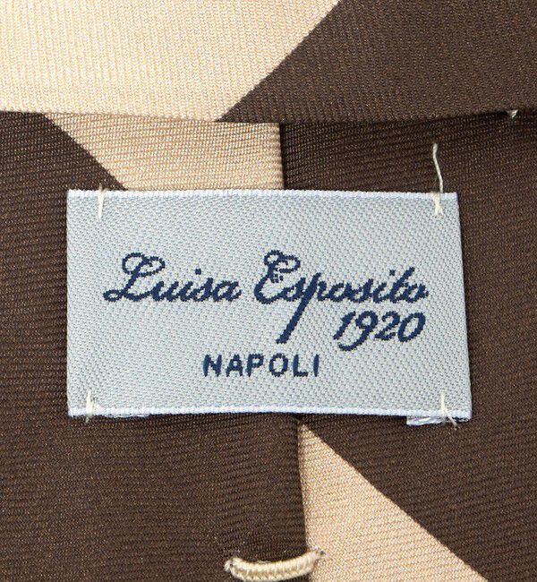 UNITED ARROWS green label relaxing「＜Luisa Esposito＞8.0cm スタンプ ストライプ1 ネクタイ」|ネクタイ・蝶ネクタイ|