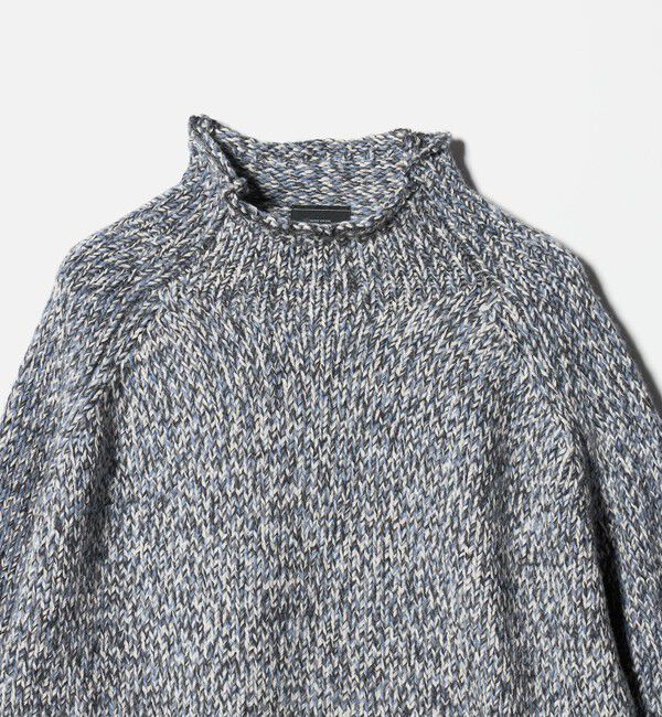 UNITED ARROWS green label relaxing「ミックス ヤーンローゲージ ロールネック ニット」|ニット・セーター|