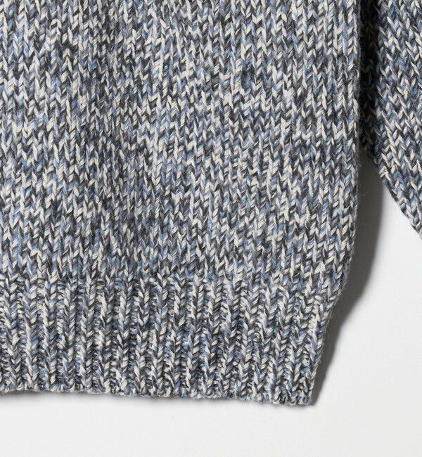 UNITED ARROWS green label relaxing「ミックス ヤーンローゲージ ロールネック ニット」|ニット・セーター|