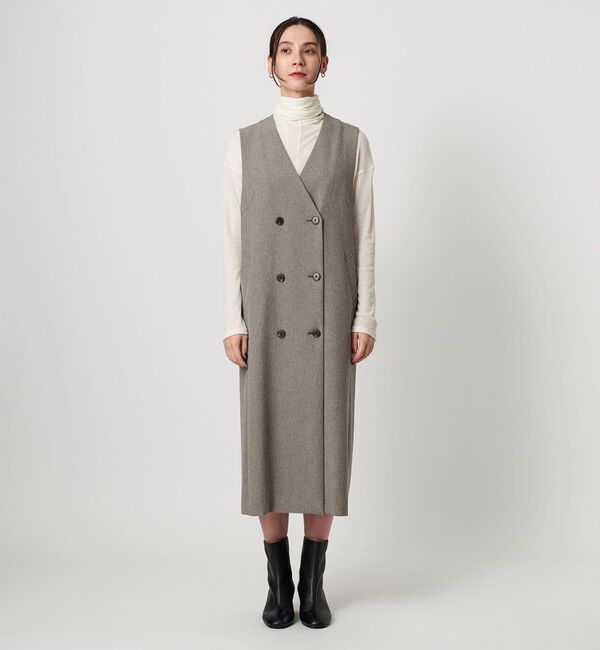 BEAUTY&YOUTH UNITED ARROWS「ポリエステルブレンド ジレ&ジャンパースカート 2WAY」|ワンピース|