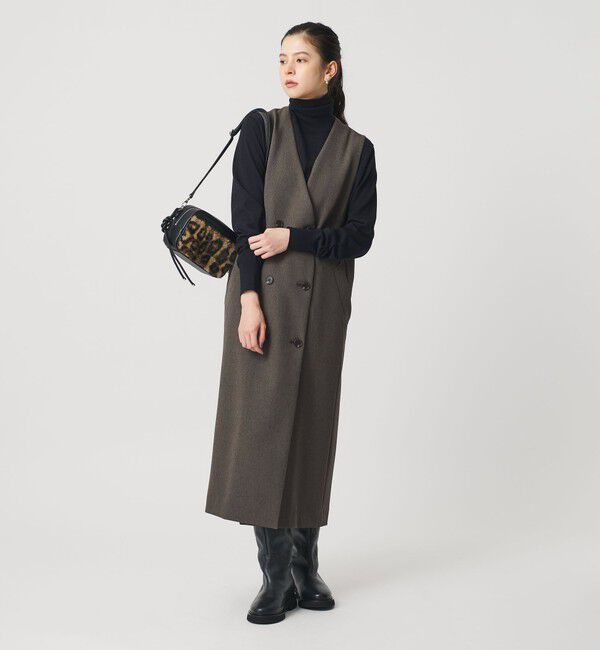 BEAUTY&YOUTH UNITED ARROWS「ポリエステルブレンド ジレ&ジャンパースカート 2WAY」|ワンピース|