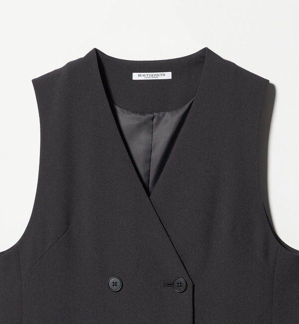 BEAUTY&YOUTH UNITED ARROWS「ポリエステルブレンド ジレ&ジャンパースカート 2WAY」|ワンピース|