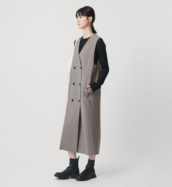 BEAUTY&YOUTH UNITED ARROWS「ポリエステルブレンド ジレ&ジャンパースカート 2WAY」|ワンピース|