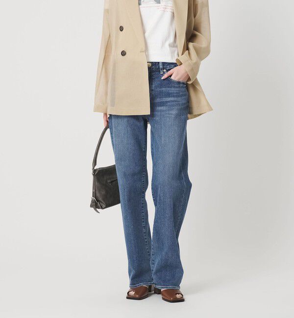 BEAUTY&YOUTH UNITED ARROWS「【別注】＜RED CARD＞35th Anniv. Straight デニムパンツ」|デニム|COBALT