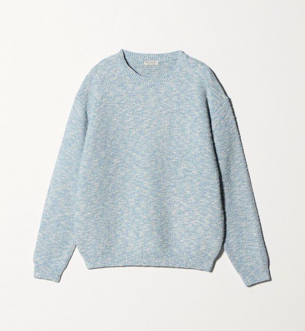 BEAUTY&YOUTH UNITED ARROWS「ガーター ステッチ スラブ クルーネック ニット ウォッシャブル」|ニット・セーター|