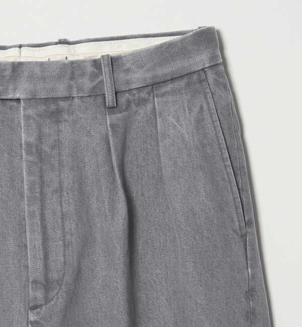 STEVEN ALAN「＜Steven Alan＞ 13.5oz デニム インツープリーツ ドレス トラウザーズ」|スラックス|