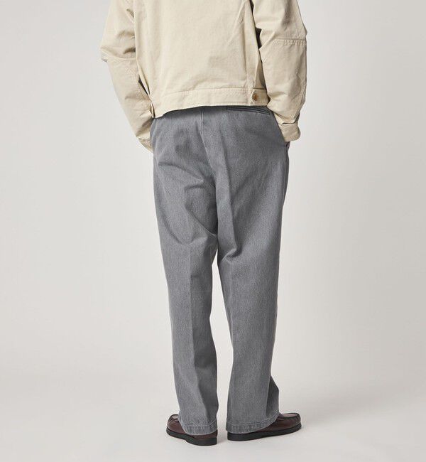 STEVEN ALAN「＜Steven Alan＞ 13.5oz デニム インツープリーツ ドレス トラウザーズ」|スラックス|