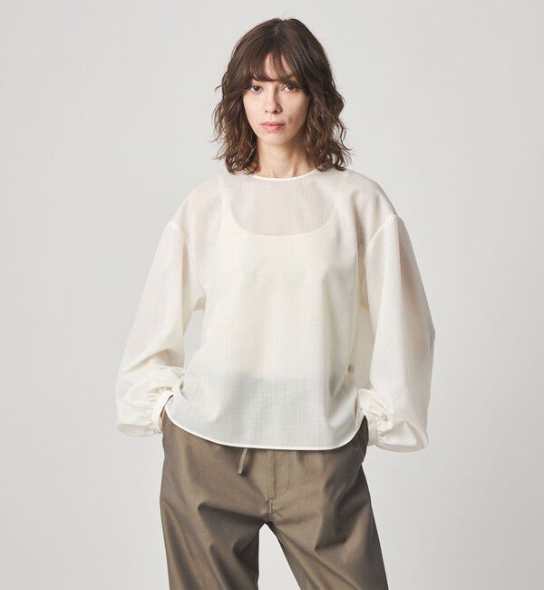 STEVEN ALAN「＜Steven Alan＞パフスリーブ ブラウス」|チュニック|