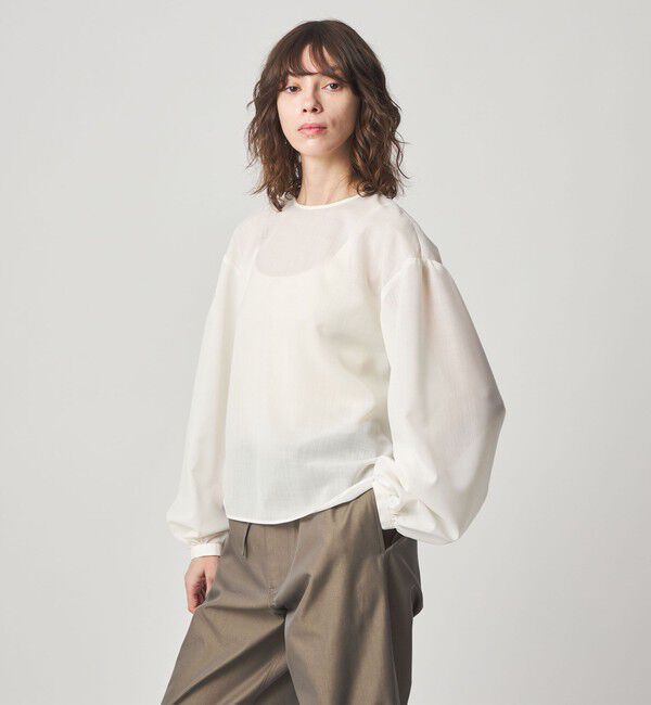STEVEN ALAN「＜Steven Alan＞パフスリーブ ブラウス」|チュニック|