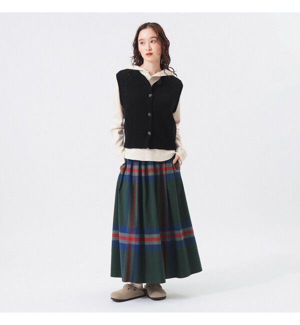 BEAMSBOY「ビッグ タータン スカート」|スカート|