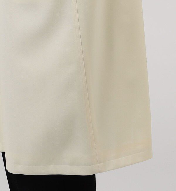 CABaN ウールギャバジン スタンドカラーコート　ホワイト Sサイズ CABaN ウールギャバジン スタンドカラーコート