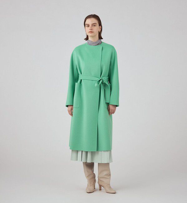 プレミアムウールリバー ノーカラーコート（Ballsey）｜ルミネの