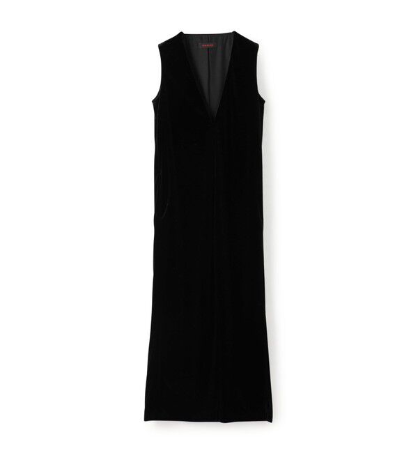 ソフトベロア Vネックロングワンピース（CABaN）｜ルミネの